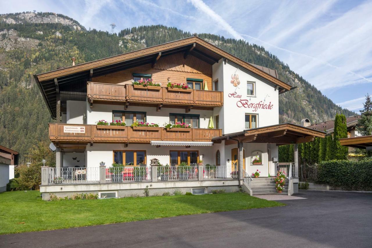 Hotel Haus Bergfriede Mayrhofen Esterno foto